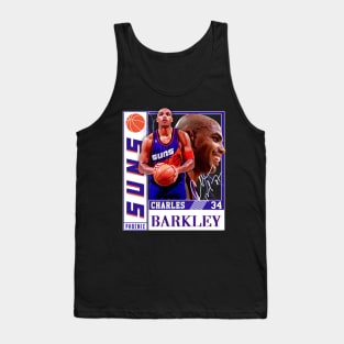 Charles Barkley The Chuck Basketball Legend Signature Vintage Retro 80s 90s Bootleg Rap Style Tank Top